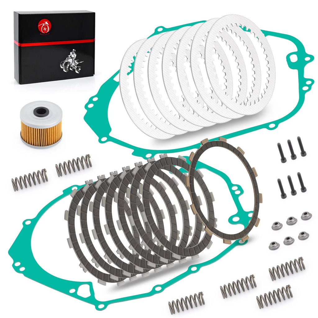 Clutch Friction Plates Gaskets Oil Filter Kit for Polaris Predator 500 (2003–2007)