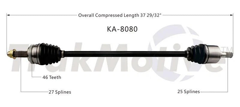 Front Right CV Axle Shaft for Kia Soul (2017–2018)