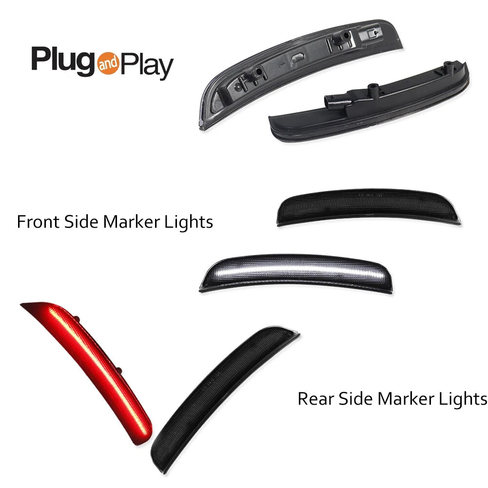 Smoked LED Side Marker Lights for Dodge Charger (2015–2023)