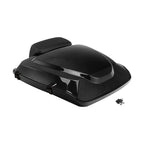 Black Razor Trunk Backrest Pad for Harley Electra Glide (2014–2025)