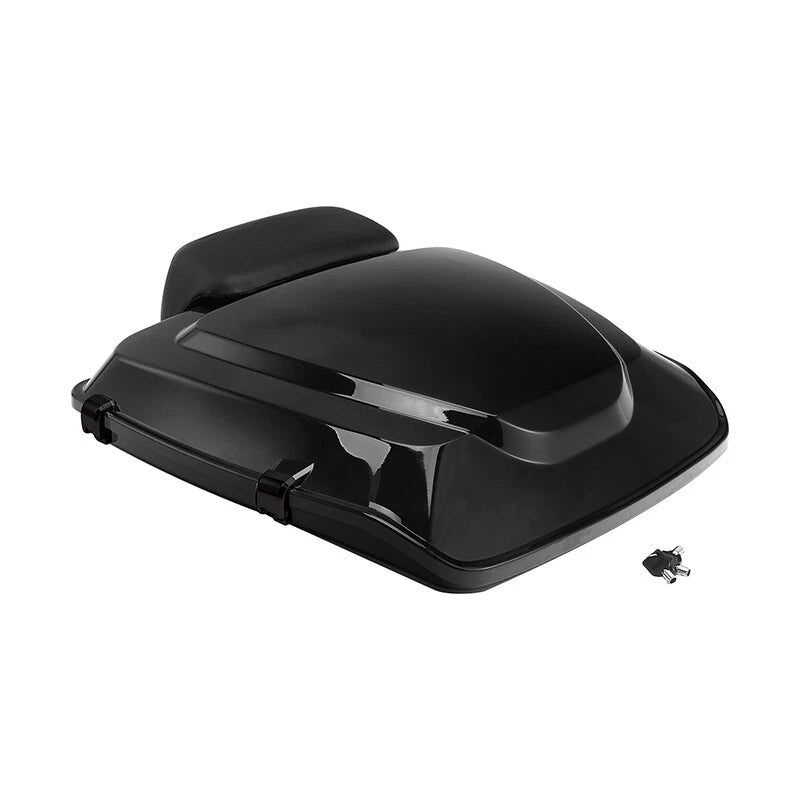 Black Razor Trunk Backrest Pad for Harley Electra Glide (2014–2025)