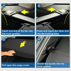 Cargo Cover for Honda CRV 2024-2025 Retractable Trunk Security Shield Shade