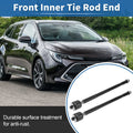 2 Pcs Front Inner Tie Rod End Links for Toyota Matrix (2009–2014)