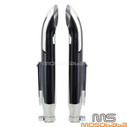 19'' Turn Out Exhaust Mufflers for Harley Cafe Racer & Suzuki VL 125 800