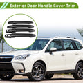 Exterior Door Handle Cover Trim for Subaru Crosstrek (2018–2024) Glossy Black