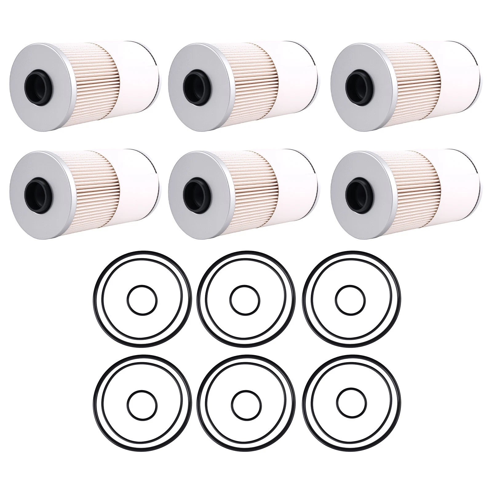 Set of 2 Fuel Water Separator Filters for FH230 FH233 (FS19727 FS19729)