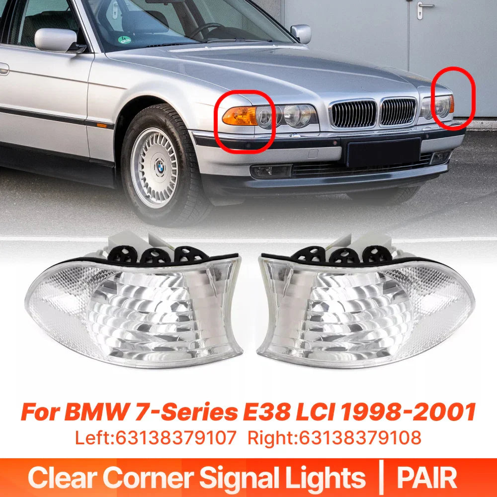Corner Signal Light Parking Lamp for BMW 7-Series E38 (1998–2001)