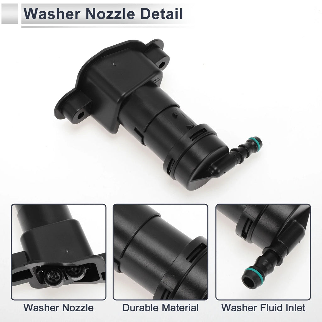 Front Passenger Side Headlight Washer Nozzle for Audi A4 (2002–2008) No. 8E0955102G