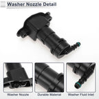 Front Passenger Side Headlight Washer Nozzle for Audi A4 (2002–2008) No. 8E0955102G