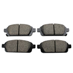 Set of 4 Akebono Rear Ceramic Brake Pads for Buick Verano, Cadillac, Chevy Trax, Cruze, Volt (2012–2019)