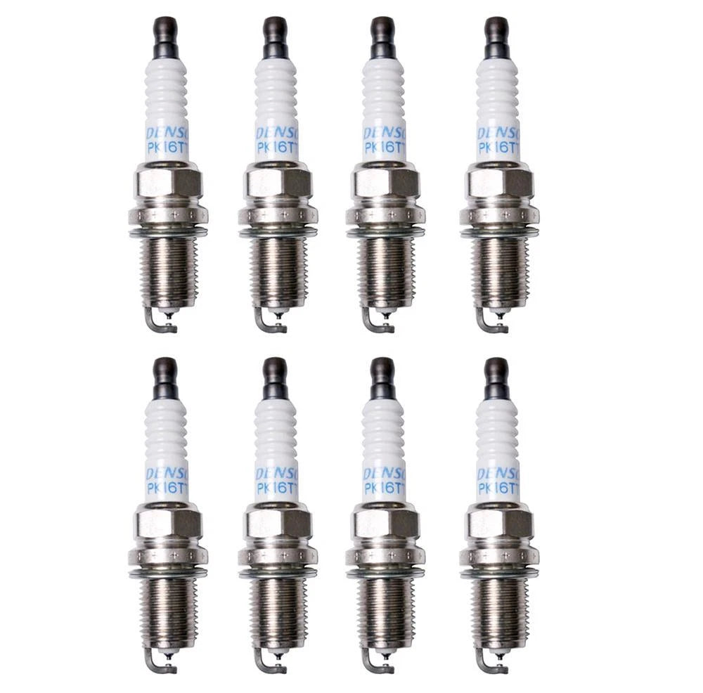 Set of 8 Denso Platinum TT Spark Plugs (Gap 0.040) for