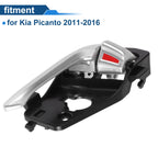 Rear Left Passenger Side Interior Door Handle for Kia Picanto (2011–2023) No. 836101Y010