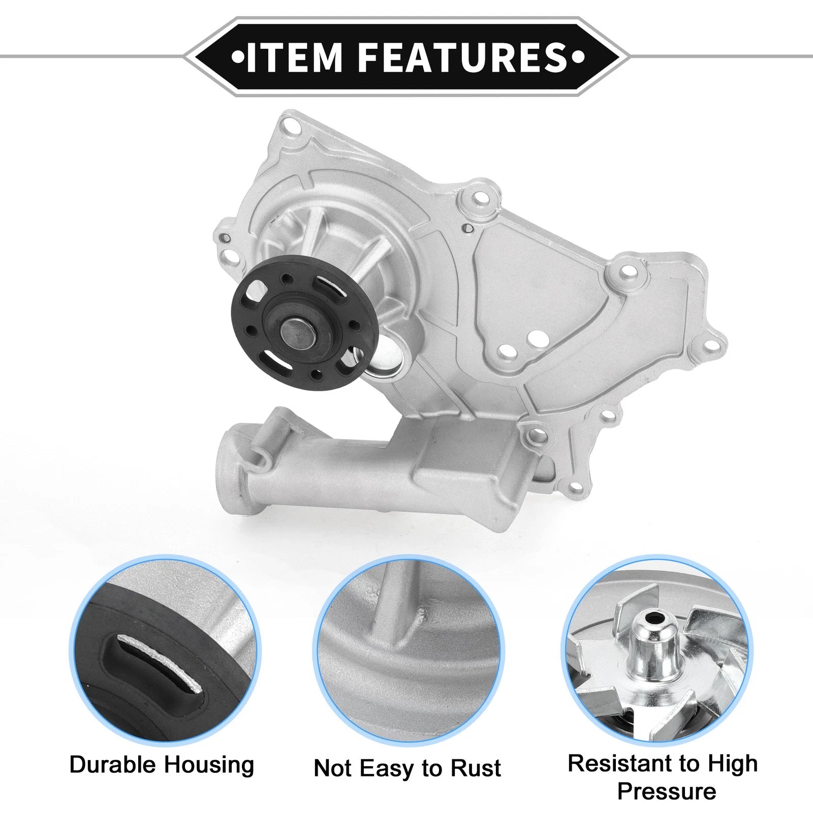 Water Pump with Gasket Kit for Hyundai Azera (2007–2009) No. 251003C120/251003C131