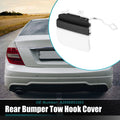 Rear Bumper Tow Hook Cover for Mercedes Benz C-Class (A2058853303) White