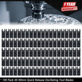 Set of 100 Quick Release Oscillating Tool Blades for Universal Use