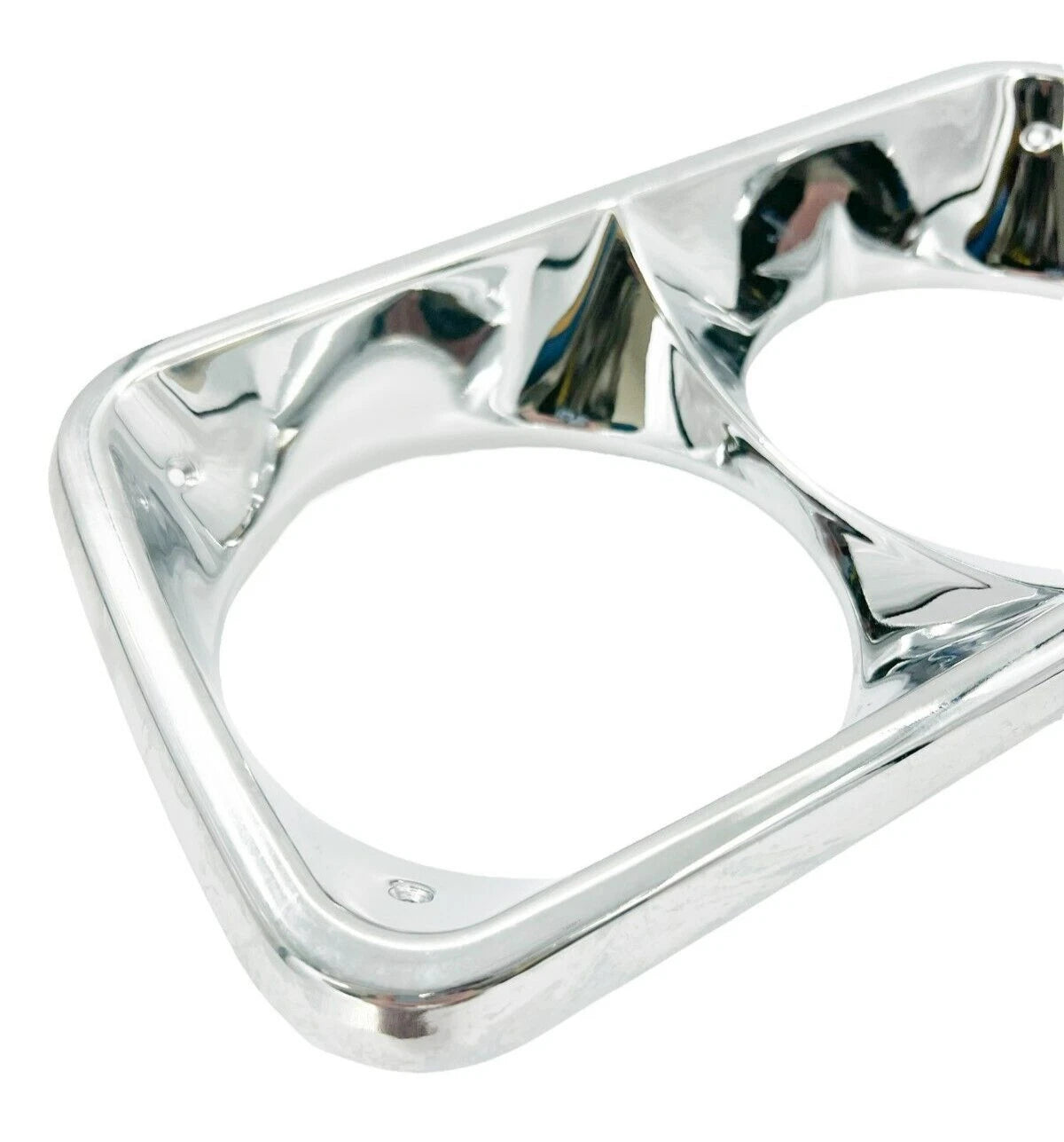 Headlamp Bezel Chrome Front Left Right Pair for 1969–1972 GMC Pickup Truck