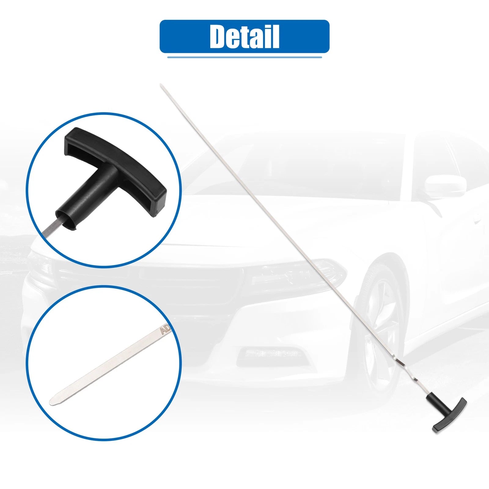 Engine Oil Level Indicator Dipstick for Ford F-250 (1994–1996) Black