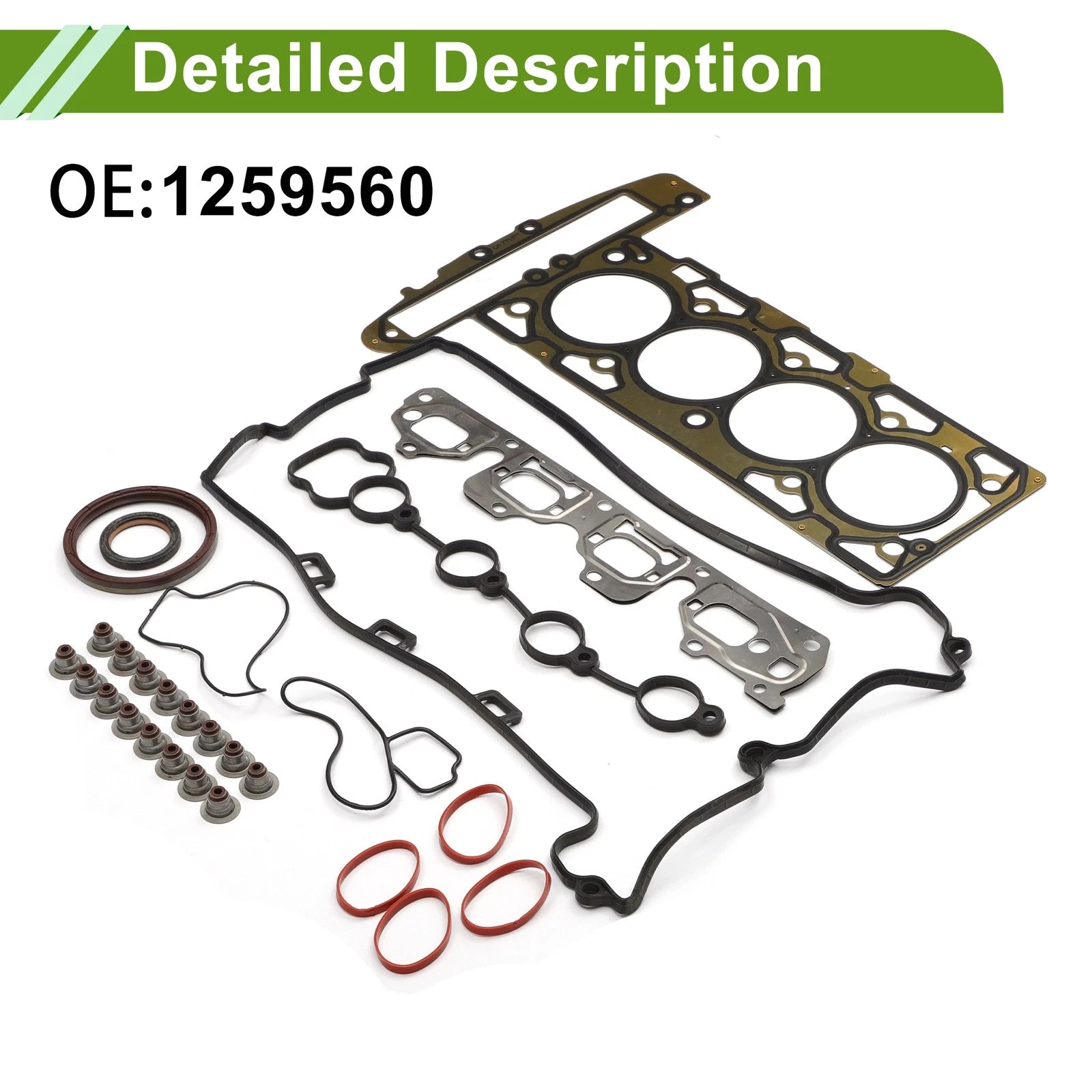 Cylinder Head Gasket Kit No. 1259560 for Buick LaCrosse (2006–2009)