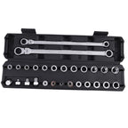 Flex Head Ratchet Wrench Set for 14mm–19mm (Chrome Vanadium) 25-Piece (2010–2010)