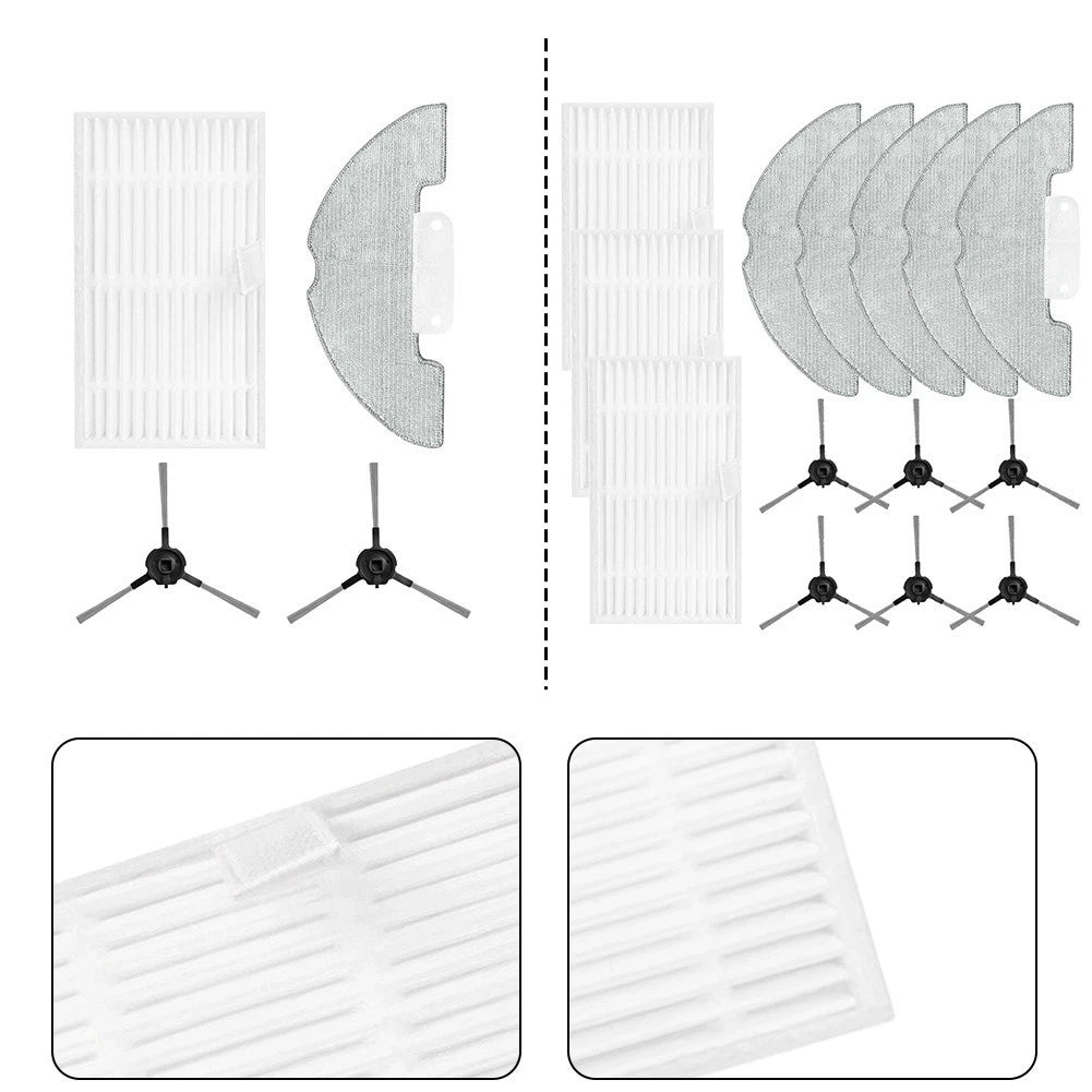 Side Brush & HEPA Filter for Wrydao AC1 Series1 Robot Vacuum