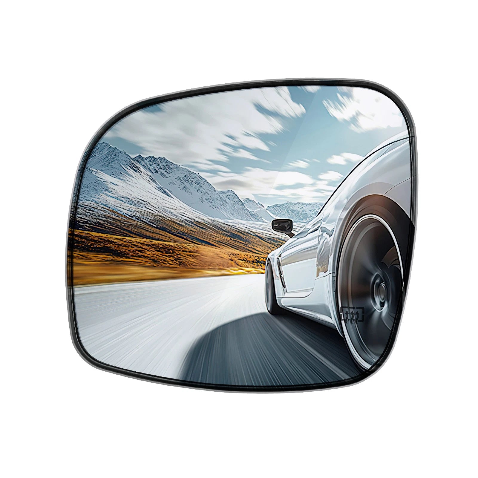 Driver Left Side View Heated Mirror Glass for 2008–2010 Chrysler T&C 3.3/3.8/4.0L