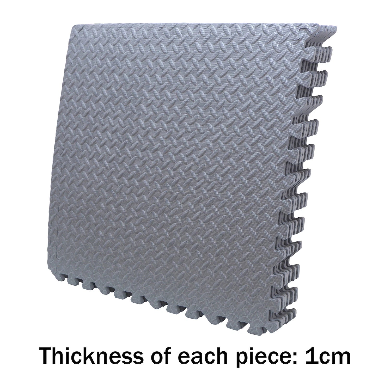 Set of 6 EVA Foam Exercise Floor Mats 24"x24" for Gym Fitness Yoga