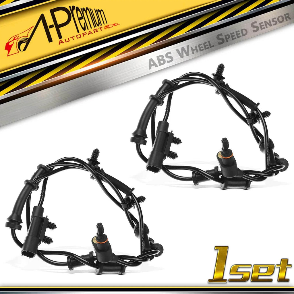 2X Front ABS Wheel Speed Sensor for Jeep Wrangler (2007–2017)