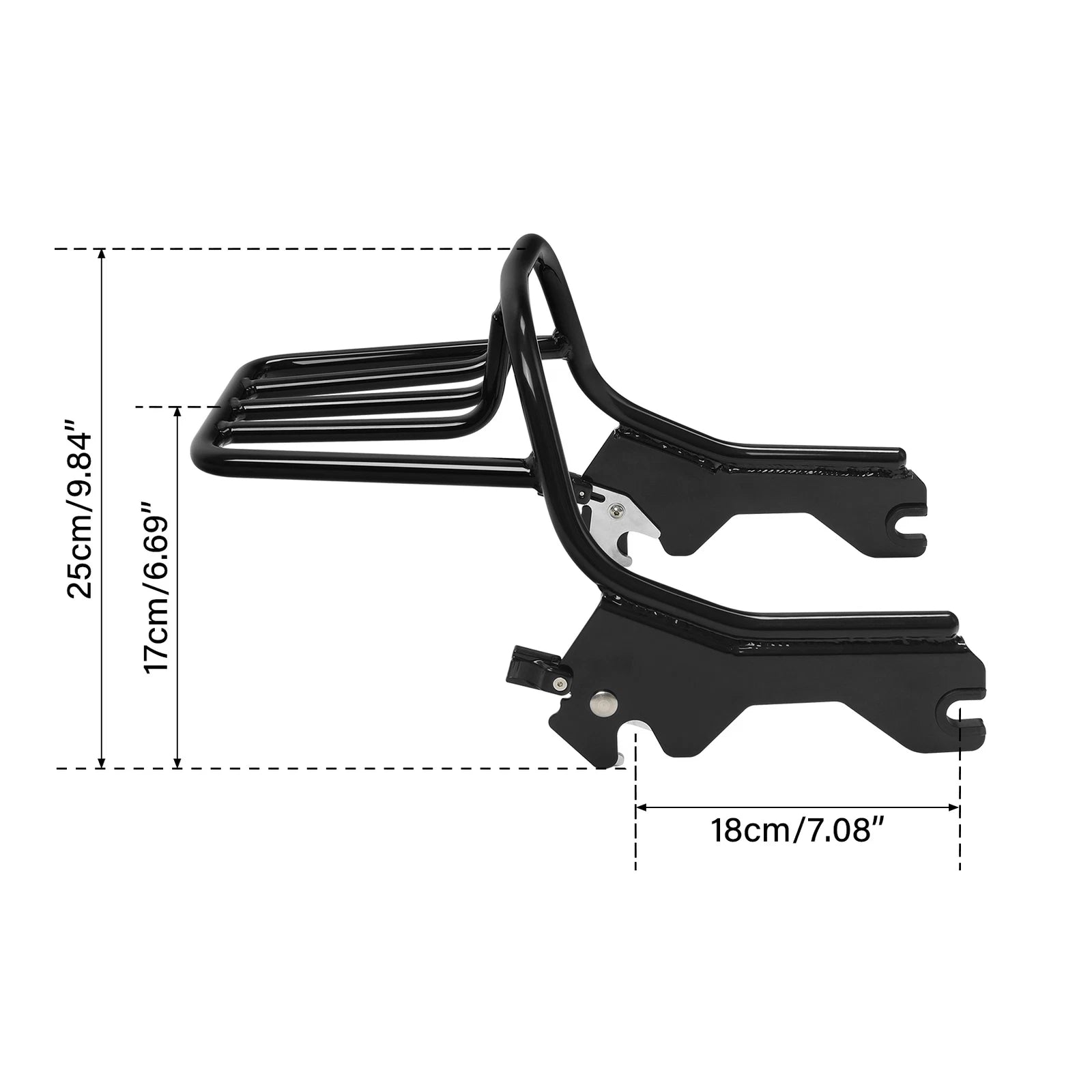 Two-Up Luggage Rack for Harley Low Rider ST Sport Glide FLSB (2018–2025)