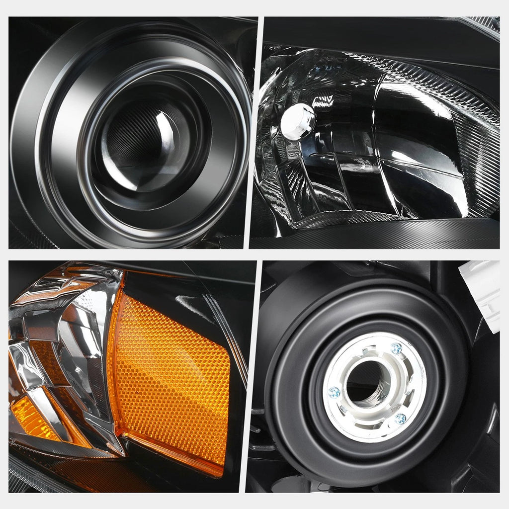 Projector Headlight Lamp Black for Subaru Impreza (2008–2011)