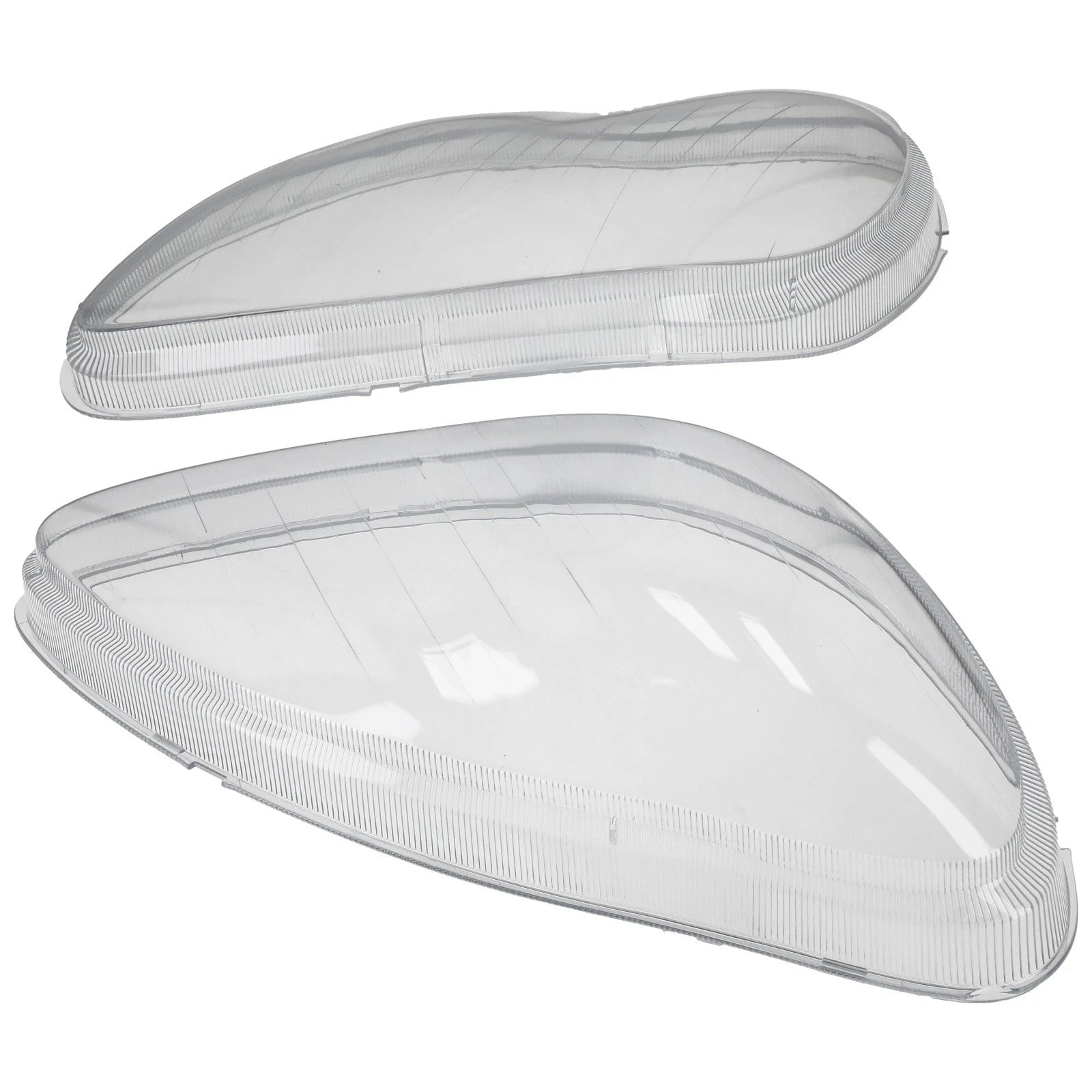 Set of 2 Headlight Lamp Lens Covers for Benz W220 S350 S400 (2003–2006)