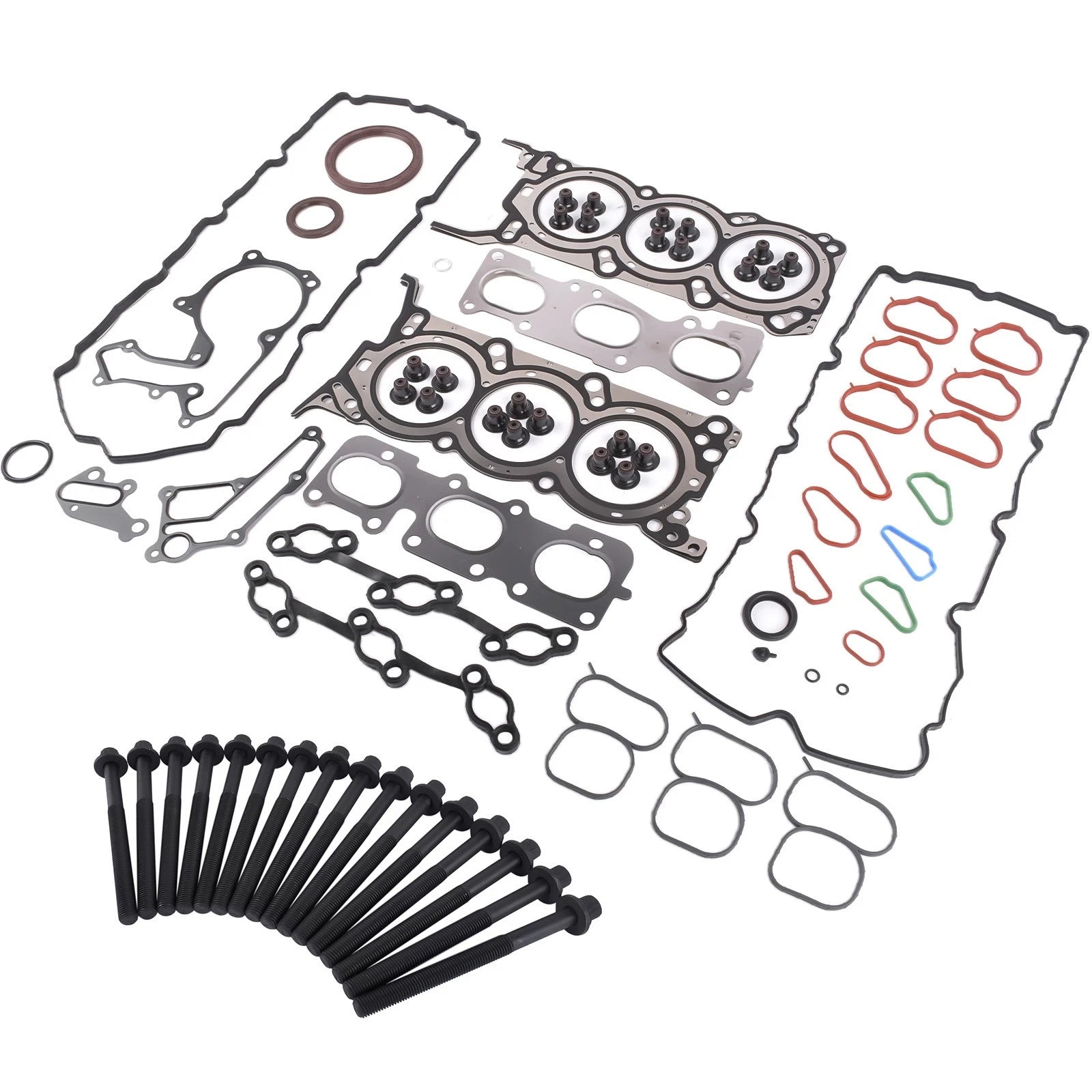 Engine Head Gasket Set with Bolts for Kia Sorento, Hyundai Santa Fe (2003–2019)