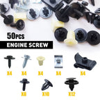 Set of 4 Under Engine Cover Clips for Toyota Lexus (EXV)