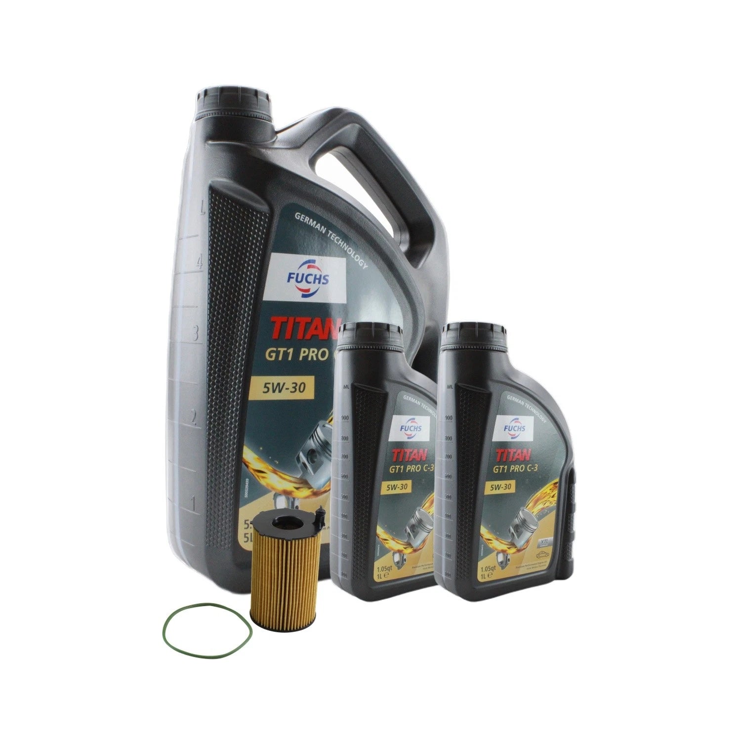 Engine Oil Change Kit 7L Fuchs TITAN GT1PRO C3 5W30 for Audi A6 A7 Q5 V6 (2012–2020)
