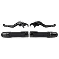 Black Extendable Brake Clutch Levers & Grips for Benelli TRK502/X (2017-2023)