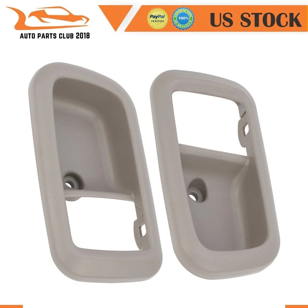 2X Inside Door Handle Bezels for Toyota Tundra (2000–2006) Gray