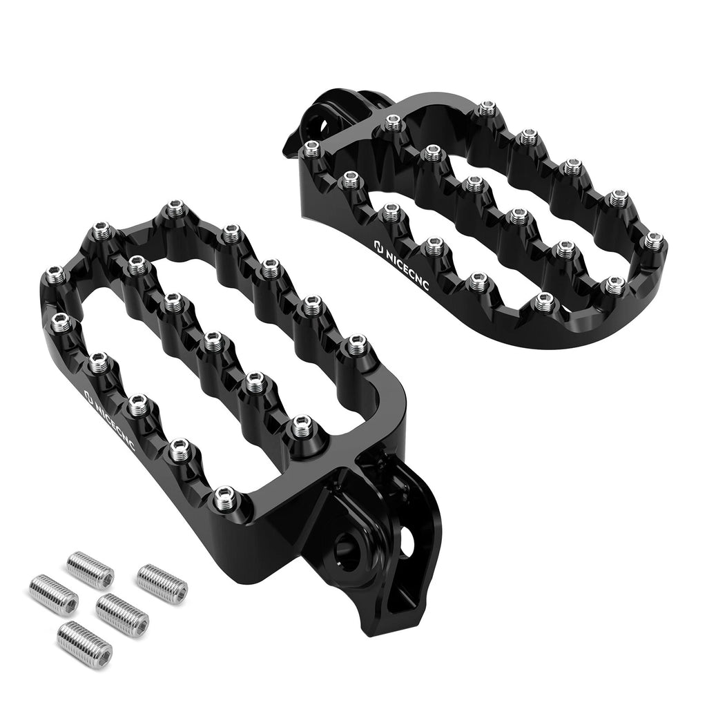 CNC Wide Fat Flat Foot Pegs for KTM 390 Adventure (2020–2024)