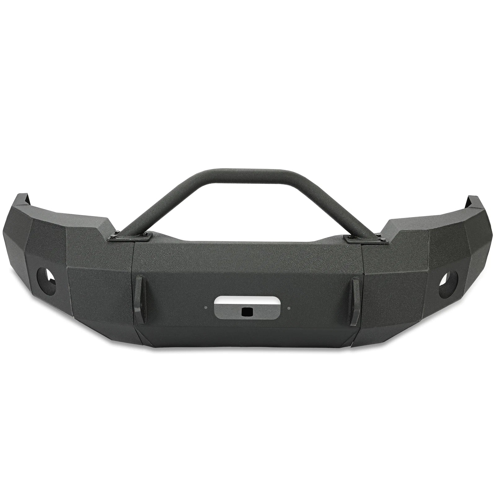 Front Bumper with Push Bar for Ford F-150 (1997–2003) - Powder Coated Black Steel