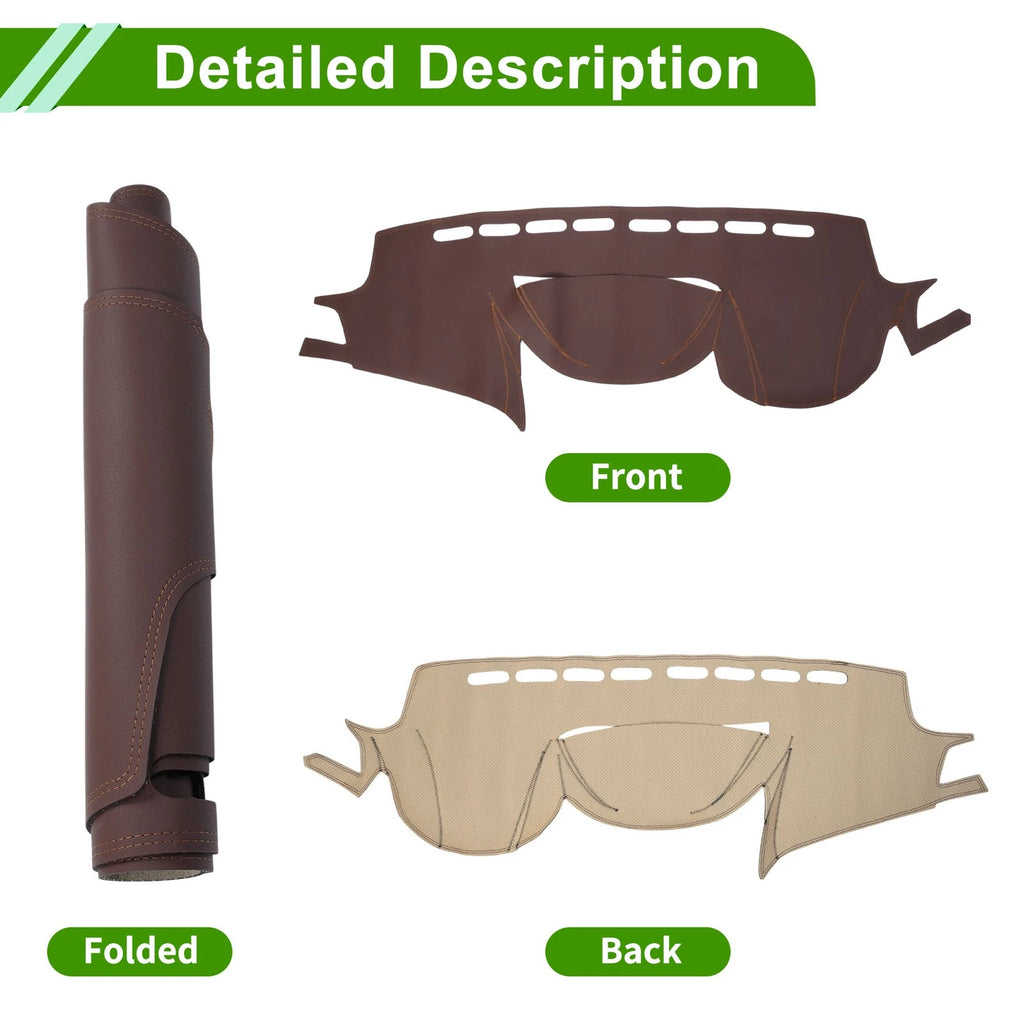 Dashboard Cover Mat for Subaru Outback (2014) Brown