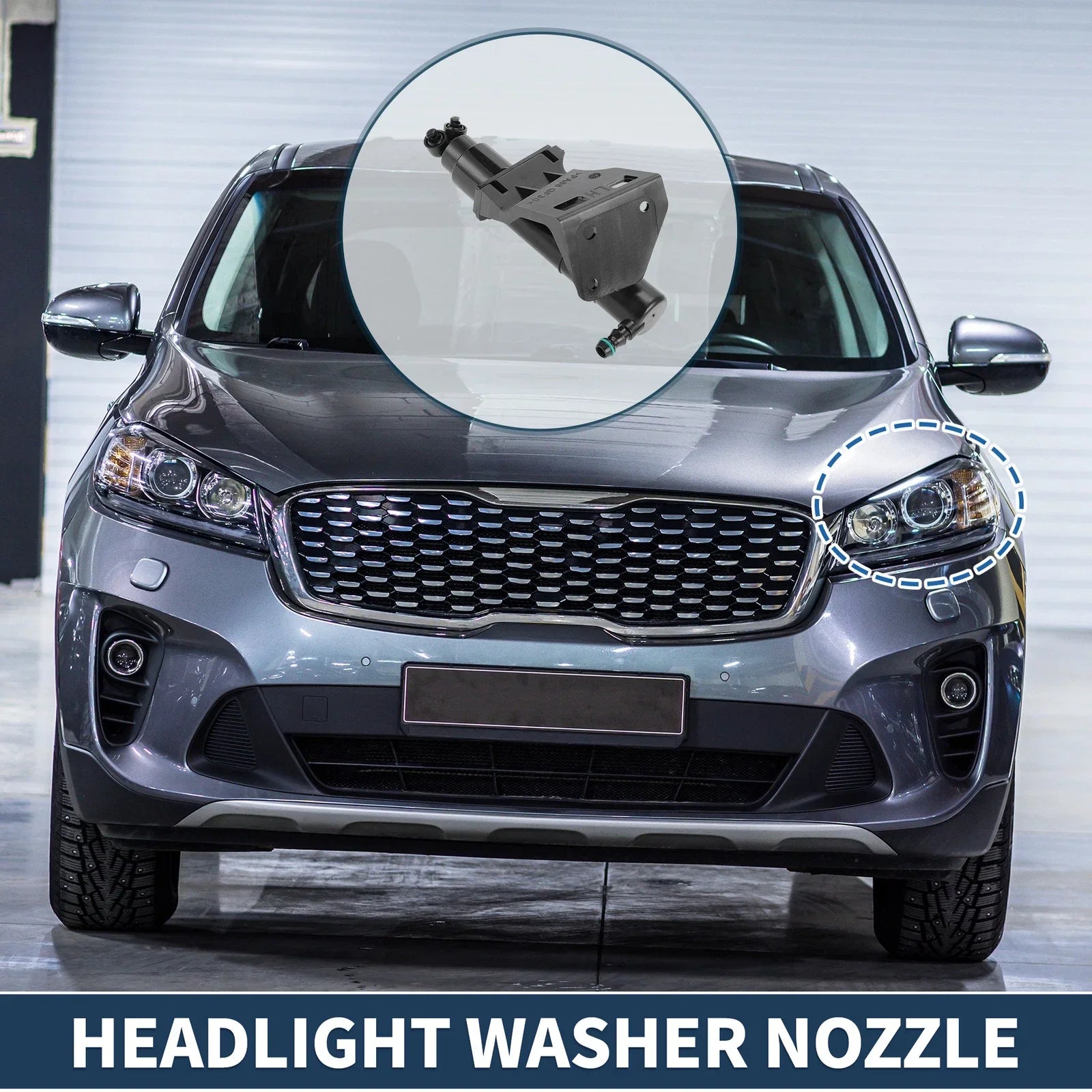 Driver Side Headlight Washer Nozzle for Mercedes-Benz ML350 (2006-2011)