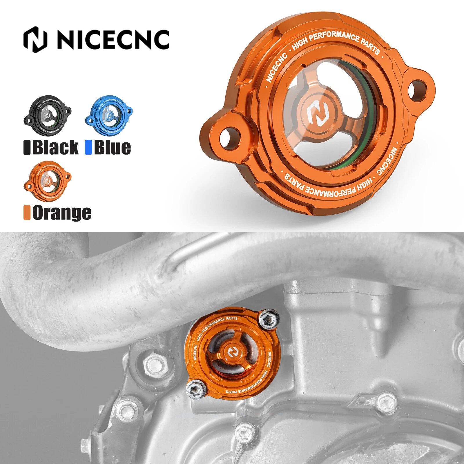 Engine Oil Filter Cover for KTM 690 Enduro/R Duke/R SMC/SMC R (2008–2023)