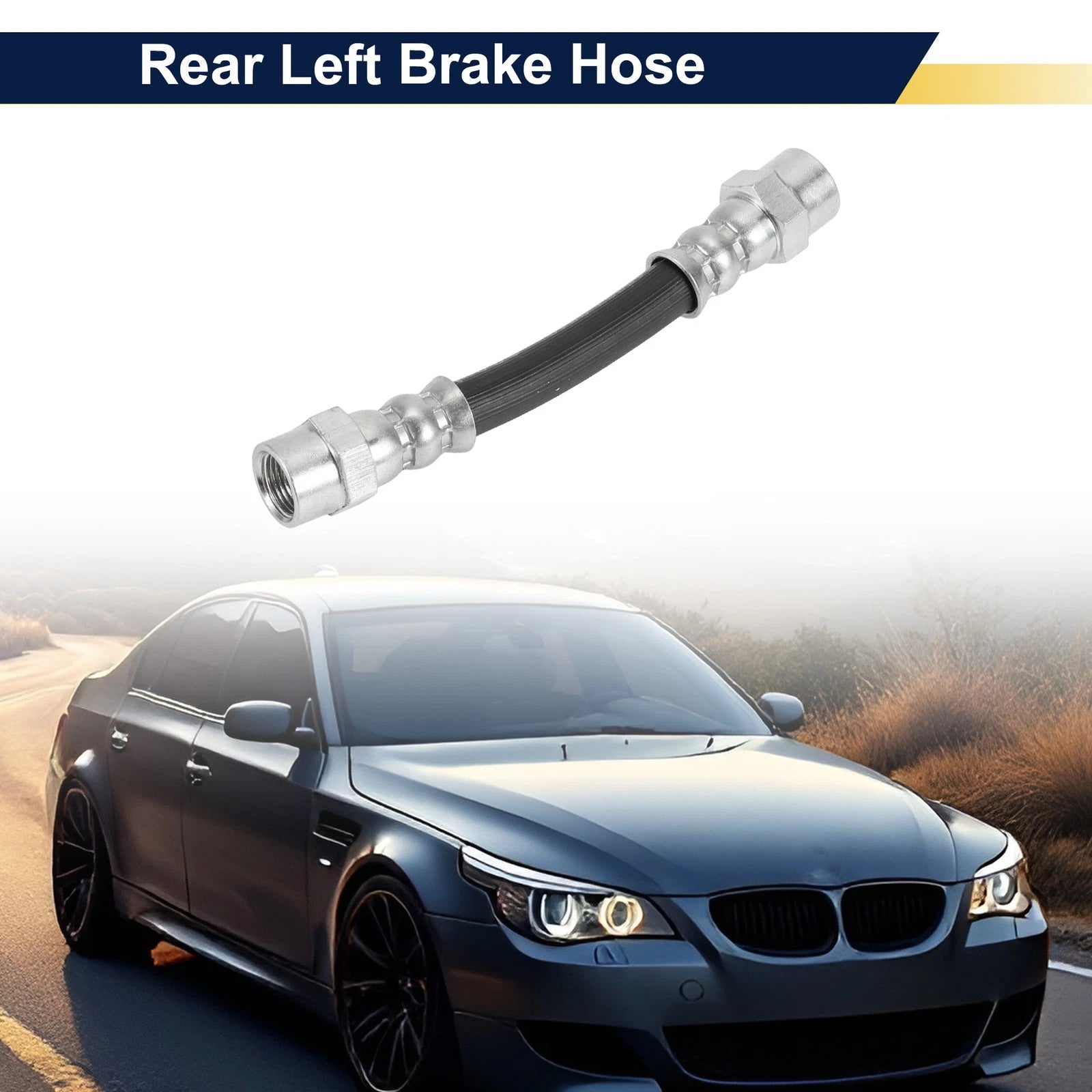 Rear Left Brake Hose for BMW 5 (E39) 520i (2000–2003) No. 34321162616