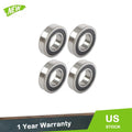 Set of 4 Bearings for Make Model (YYYY–YYYY) - 32x65x17mm Double Rubber Seals