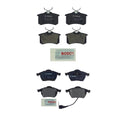 Set of 4 Bosch QuietCast Metallic Disc Brake Pads for Audi Volkswagen