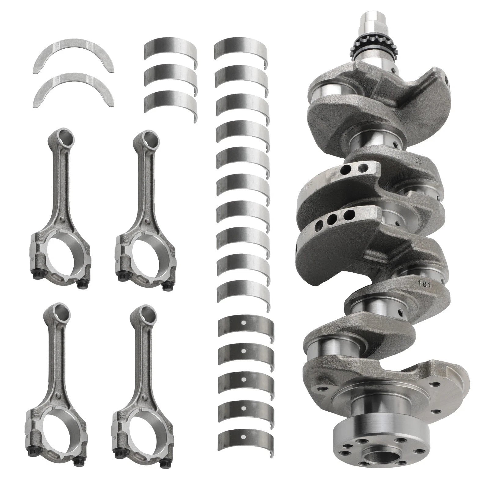 Crankshaft Con Rods & Bearing Kit for Hyundai KIA Soul Rio (2012–2019)