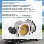 Throttle Body for Ford F-150 F250 Expedition 5.4L (2005–2010) 75MM TPS