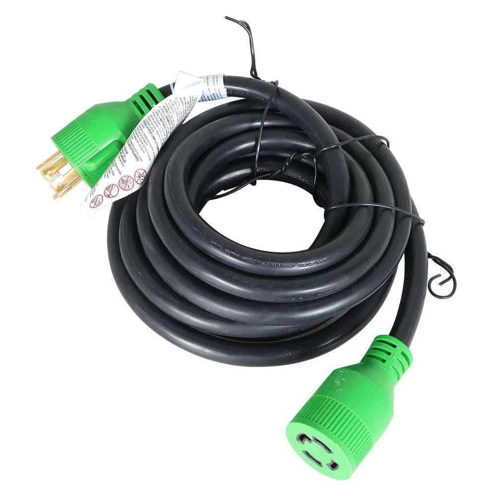 30 Amp RV Power Extension Cord for Generator (15FT)