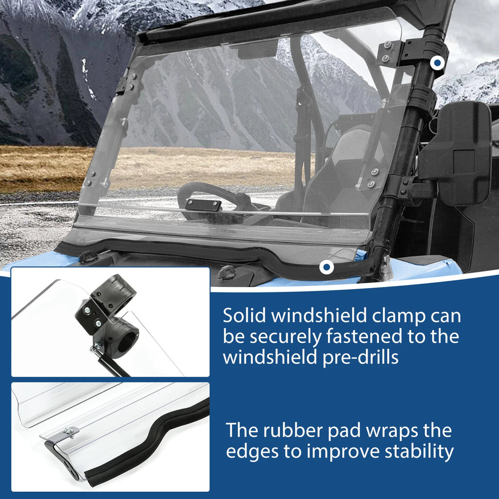 Full Flip Up Windshield for Polaris RZR 900/S 900 XP1000 (2014–2018)