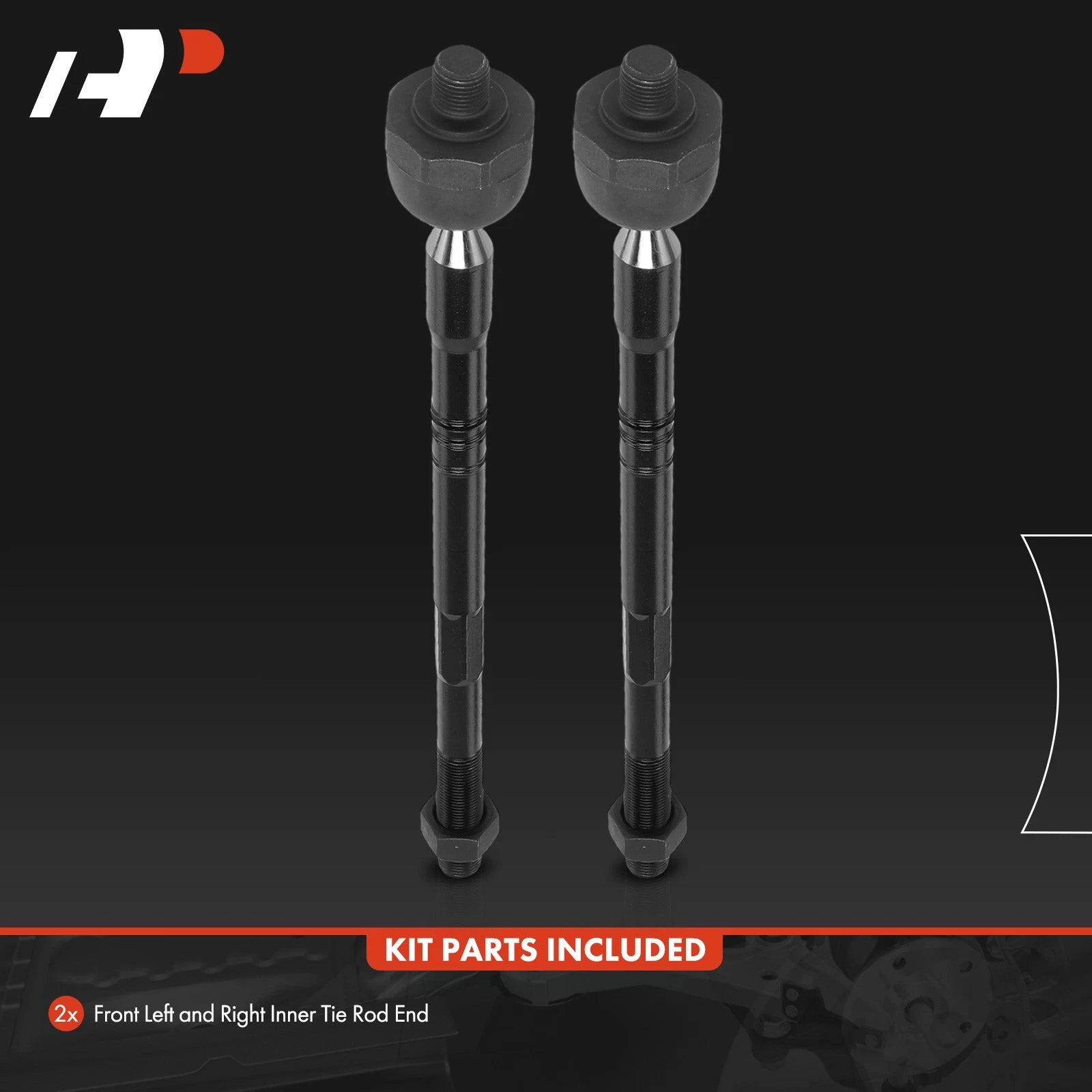 2X Front Inner Side Tie Rod End for Jeep Cherokee (2014-2023)