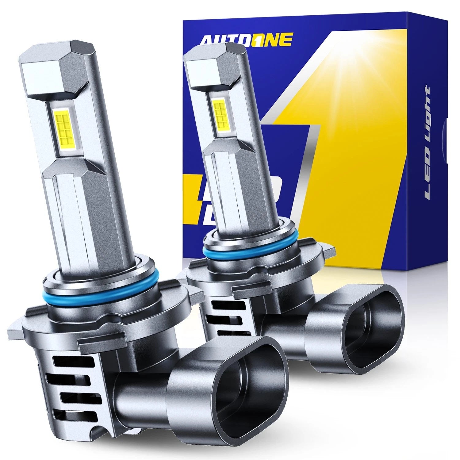 2X 9005 Cold White LED Headlight Bulbs 6500K for AUTOONE 10S EXV