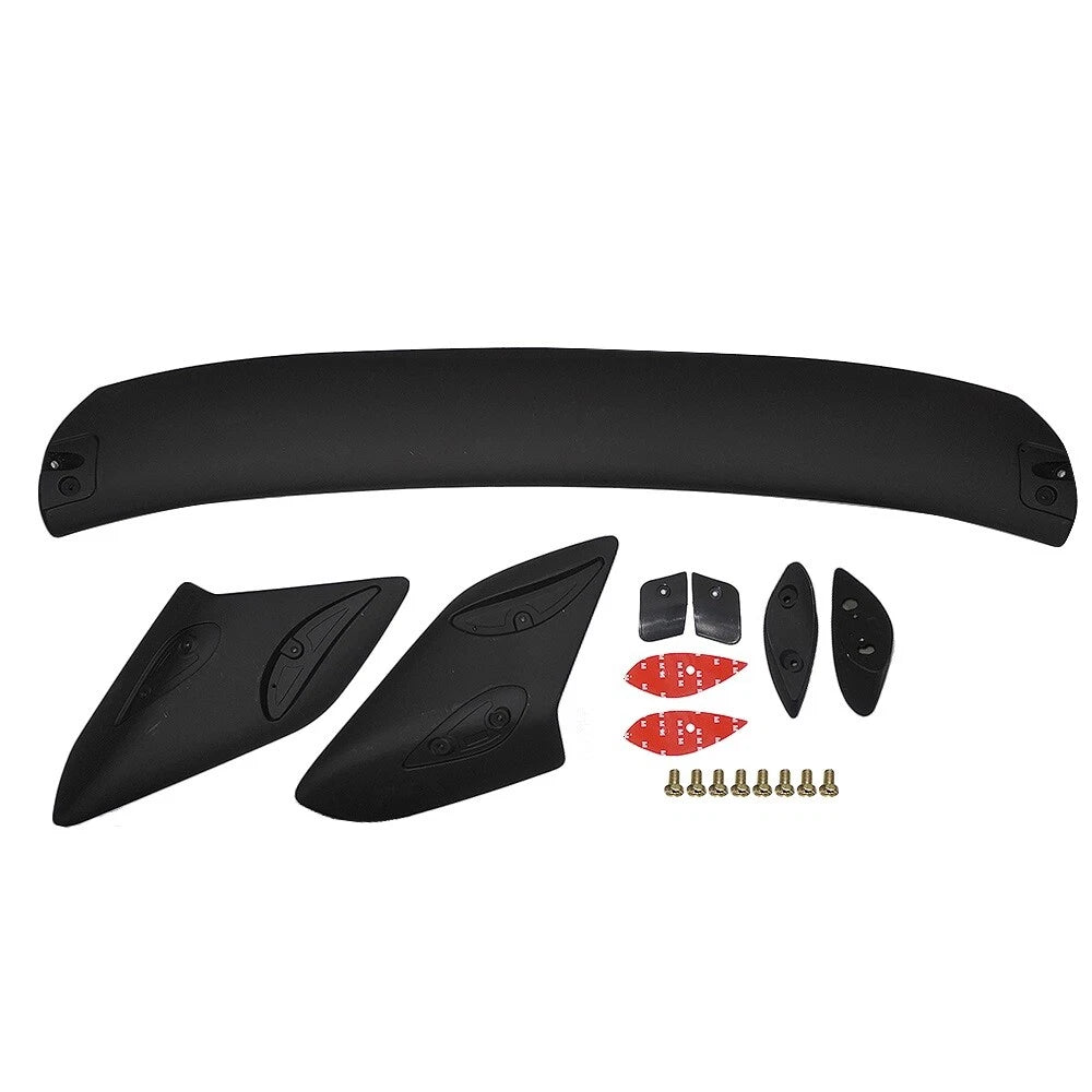 Matte Black Rear Trunk Wing Spoiler for Honda Civic Hatchback (2016–2020)